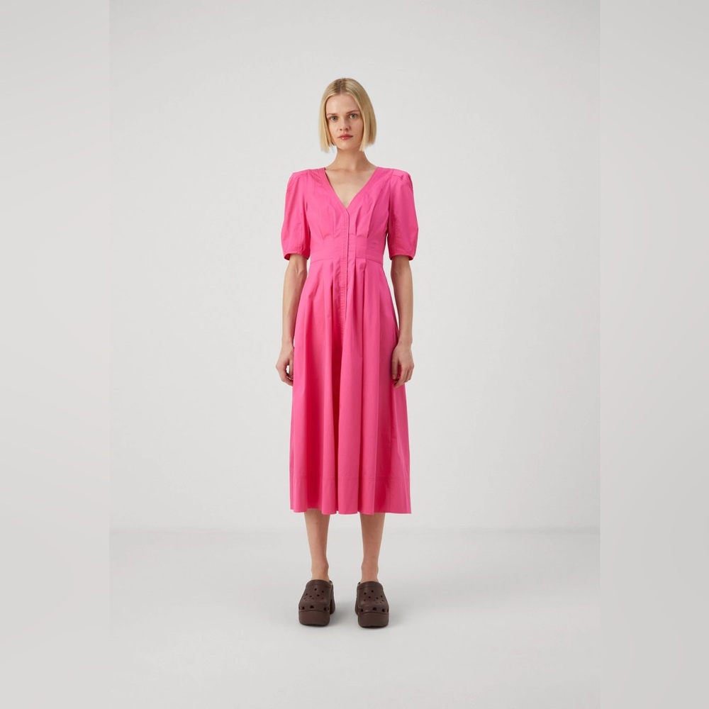 Ted Baker Hot Pink Midi Day Dress 3